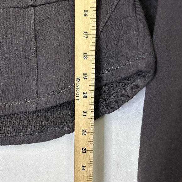Anthropologie Maeve Puff Sleeve Sweatshirt Womens Size Large Gray - Picture 5 of 10
